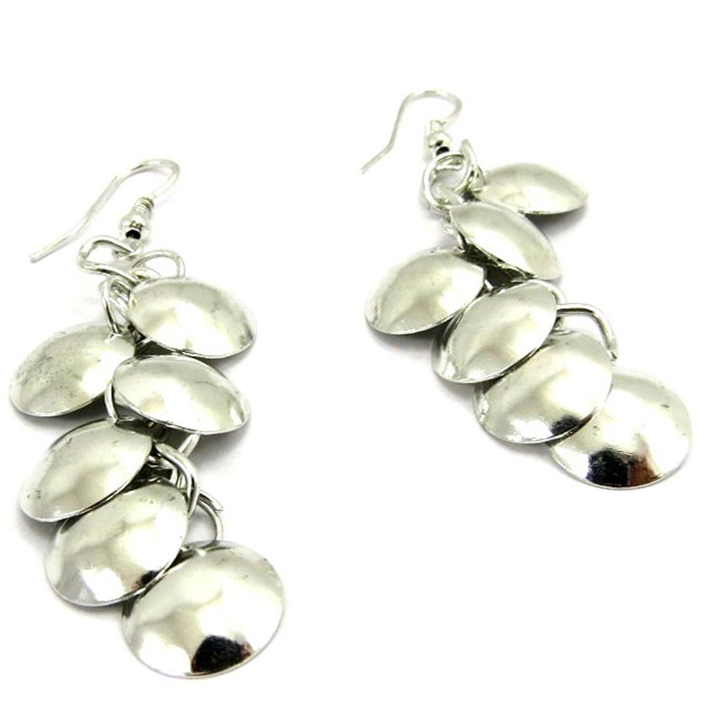 Les Trésors De Lily [L5763] - Boucles Créateur 'Kilimanjaro' argenté