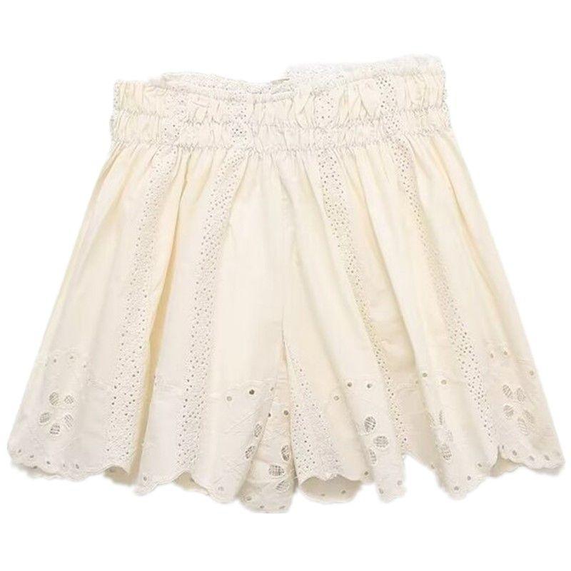 

Модный стиль 2024 Весна/Лето Новое поступление Женская одежда Стильные шорты с высокой посадкой, универсальные, стройнящие, с вышивкой 0881402 Figure Color L