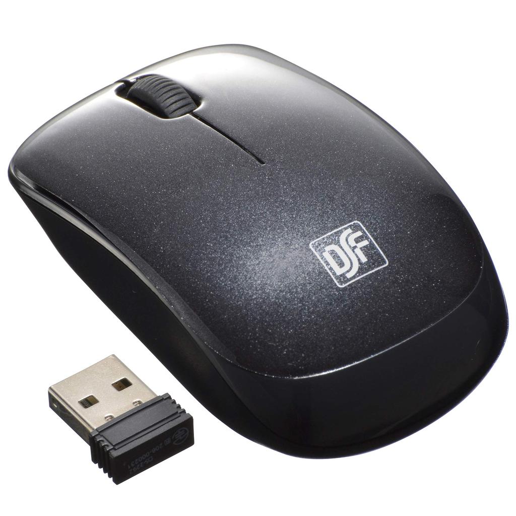 Silent Wireless Blue Small K OHM Electric Mouse, LED, Size, Black, PC-SMWBS31 01-3598,