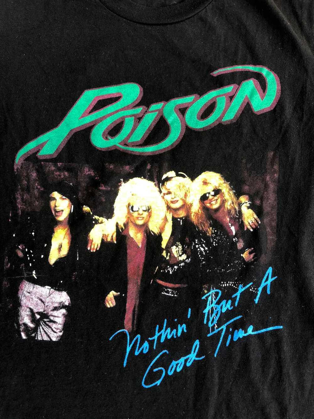 POISON NOTHIN’ BUT A GOOD TIMES Black All Size T-Shirt HH40 XXXL