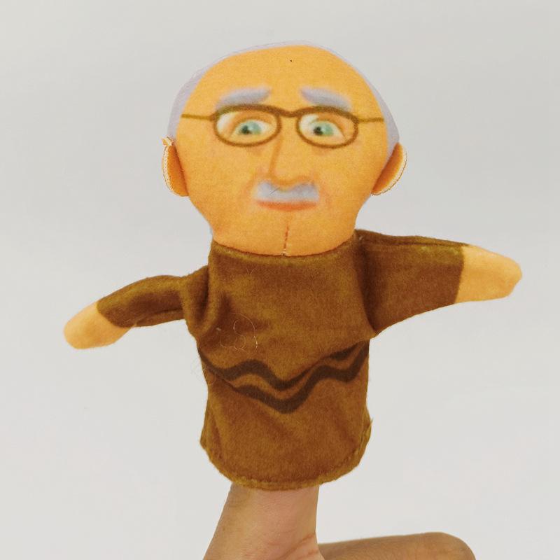 

Family Cosplay Hand Puppet Plush Toy Parent-Child Puppet Toddler Storytelling Finger Puppet Puppet Doll 9cm（0.01kg）