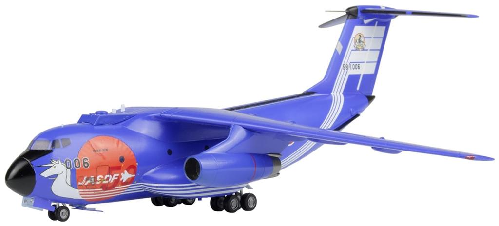 PLATZ JASDF Transport Aircraft JASDF 50th Anniversary Painted Aircraft Unpainted Kit 1/144 C-1 Multi-Material PC-14 (Airplane)