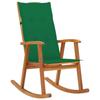 Day and Night - Day and Night Rocking Chair with Solid Acacia Wood Cushions