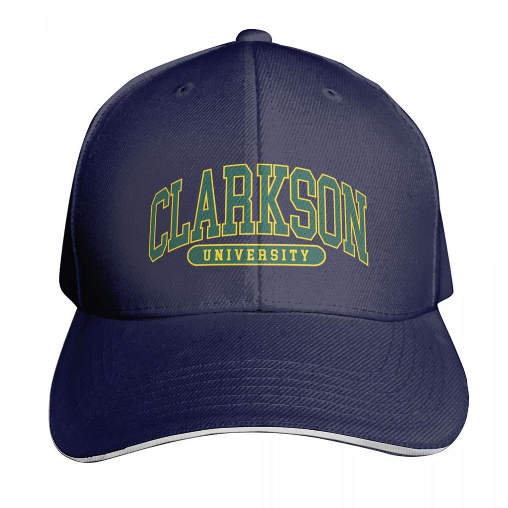 clarkson university college font curved Baseball Cap Military Cap Unisex fishing caps Unisex sun hat Anime Unisex Womens
