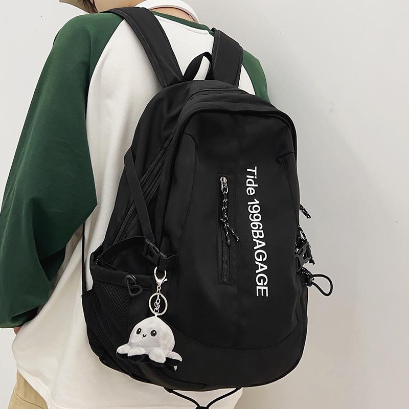 School Bag College Student Girl High School Student Alphabet Backpack Junior High School Student Elementary School Student Boys Backpack