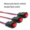 Hazard Light Switch Double Flashing Warning Flashing Light Emergency Signal Line Motorcycle Electric Scooter Electric Car