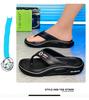 Trendige rutschfeste Flip-Flops für Herren: Neuer Stil Dicke Sohle Outdoor Sport Strand Sandalen