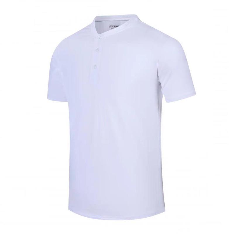 Men's Summer Short Sleeve Quick-Dry Sports T-shirt for Tennis, Baseball, Running, and Fitness