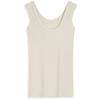 Calvin Klein Ribbed Stretch Embroidered Back Layering Tank Top Women Tops 44C900G