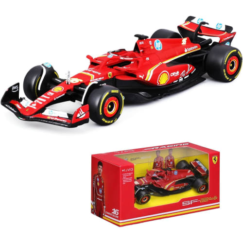Bburago 2024 Model 1/43 Scale F1 Ferrari SF-24 16# SF24#16# Charles Leclerc Diecast Car, Complete Model, 18-36844 (#16)