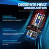 2PCS High/Low Beam H13 LED Headlight Bulb 150W 25000LM LED Headlights IP68 Waterproof 6000K White Auto Led Lights