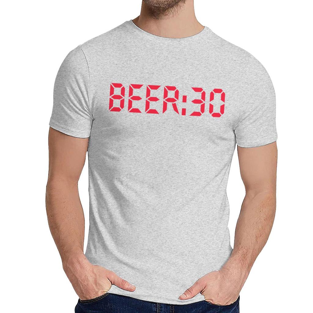 Quality Cotton Beer Oclock T Shirt Unisex Unique Design Nice Classic Round Neck Camiseta
