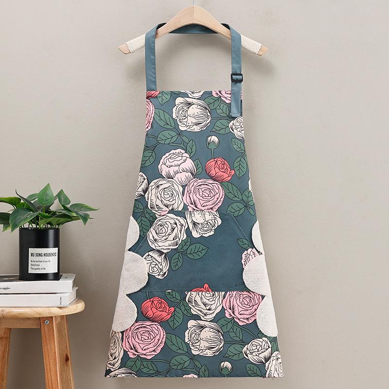 Adjustable Waterproof Oil-Proof Apron: Durable, Stain-Resistant, Thickened Film for Home Kitchen
