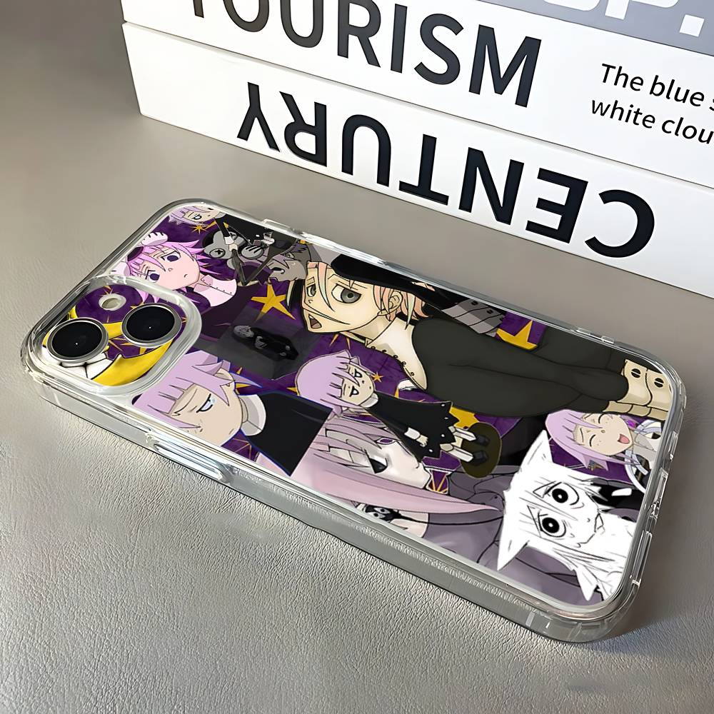 Crona Soul Eater Phone Case For iPhone 17,16,15,14,13,12,11 Pro,Max,Plus,X,XS,XR,SE4,E Mini Transparent Soft Cover