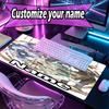 Custom Name Personalized Genshin Impact Pattern Mousepad, Laptop PC Desk Mat, Decorative Desk Mat for Home Keyboard Pad Gift