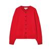 CS Spring New Women's Clothing Idle Style Casual round Neck Wool Blend Knitting Cardigan 1259543
