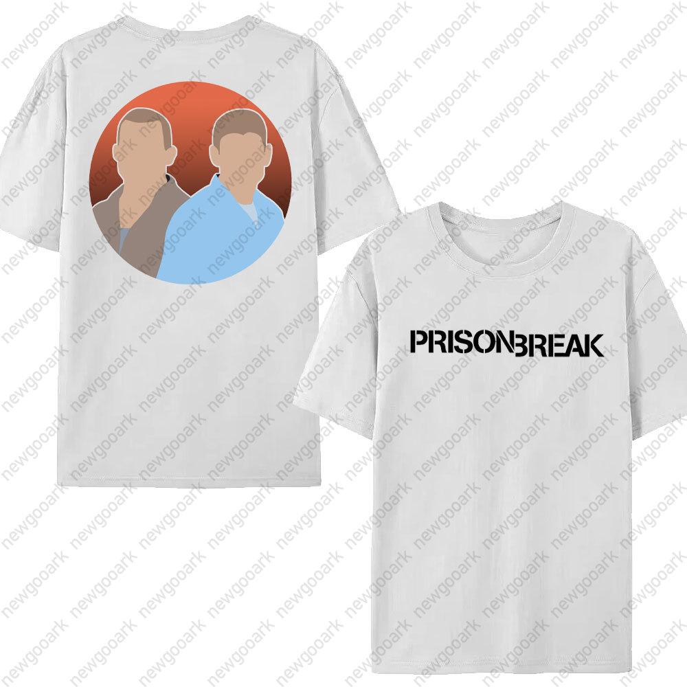 Funny Tv Series WANTED Tshirt Unisex Prison Break Streetwear Vintage Harajuku Top Cotton Short Sleeve Michael Scofield Tees