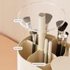 Auto Push Lifting Cosmetic Storage Box Makeup Organizer Drawer Set Dressing Table Dustproof Lipsticks Powder Makeup Brush Holder