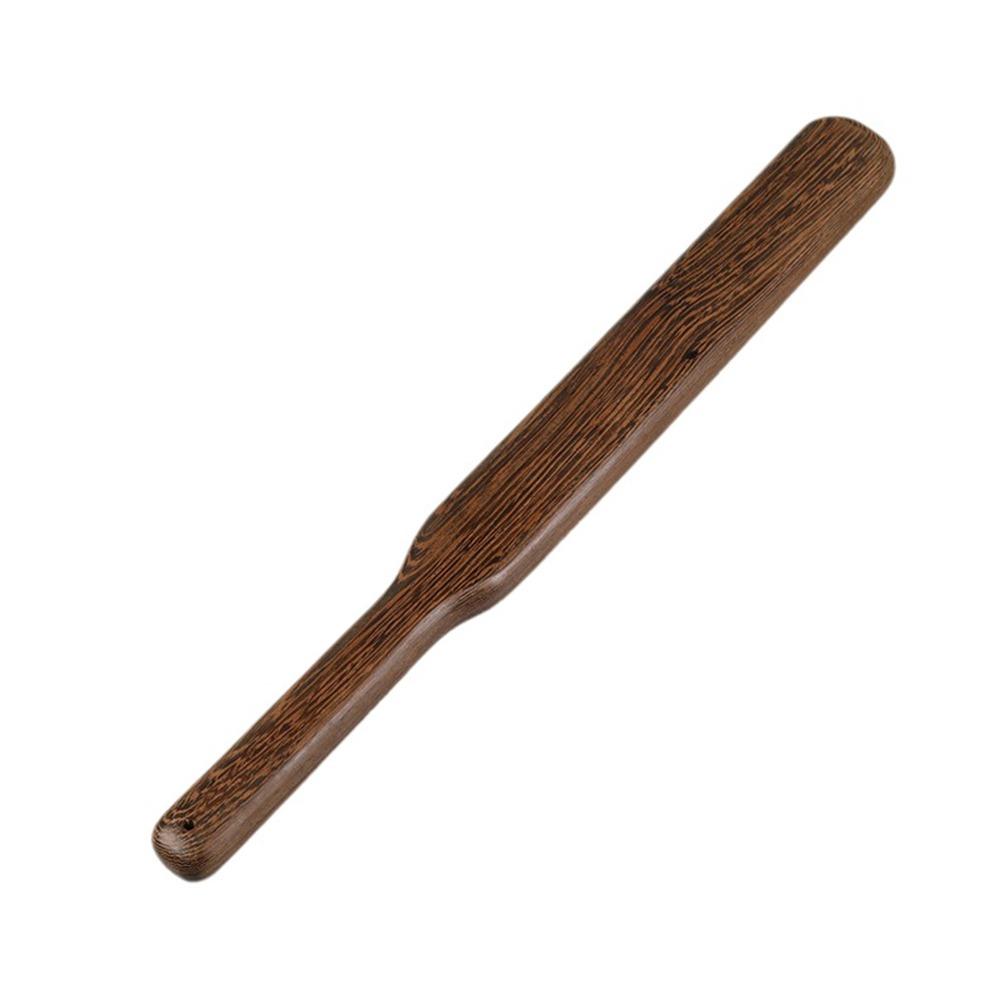 Handheld Guasha Wood Stick Long Handle Lymphatic Drainage Massager Cellulite Massage 37cm коричневый