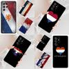 Nederlandse Vlag Telefoonhoesje voor Samsung Galaxy S26 Ultra S25 S24 S23 S22 S21 S20 Note10 Cover