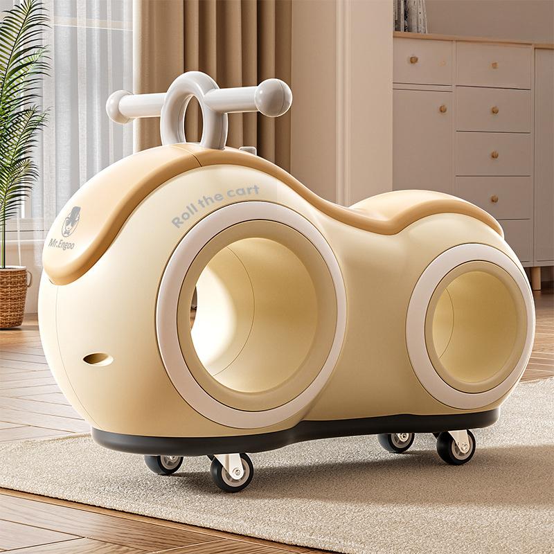 Aufsitzauto Schiebeauto Outdoor Kleinkind Fahrspielzeug Erdnuss Rutschauto Wackelauto Baby Aufsitzspielzeug für Jungen & Mädchen Weihnachtsgeschenk
