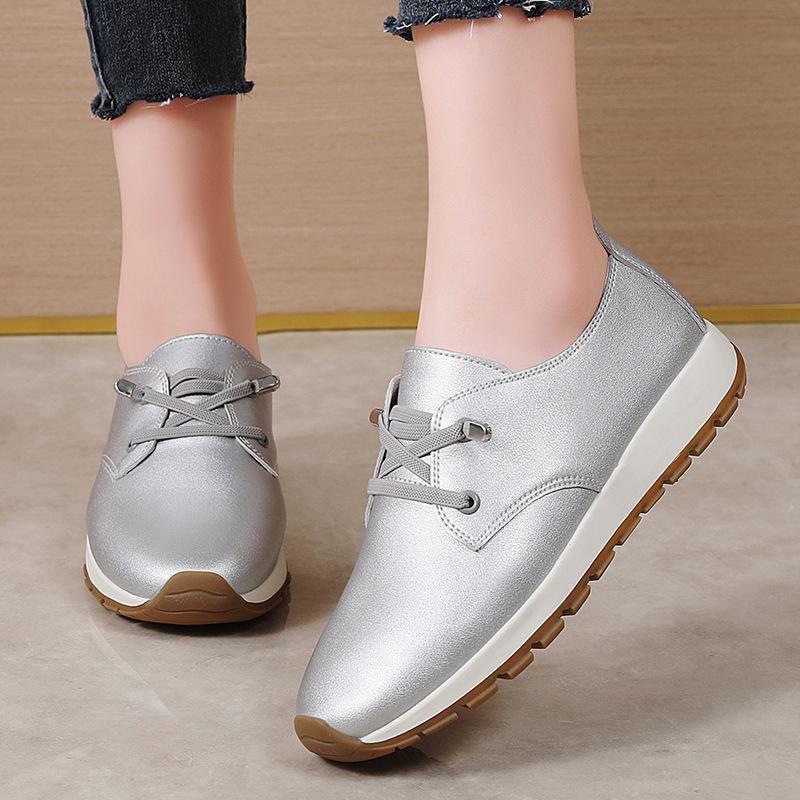 Women's Faux Leather Penny Loafers Driving Walking Moccasins Casual Slip On Comfort for Women Loafer Shoes Lace-Up Business Office Dress Work Shoes