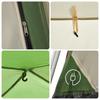Family Tent for 7 People Green Quick Release System