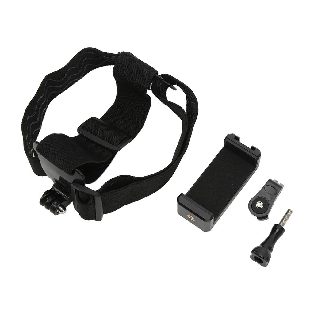 Camera Head Strap Multipurpose Adjustable Cellphone Selfie Head Mount Strap for Smart Phones Action Camera