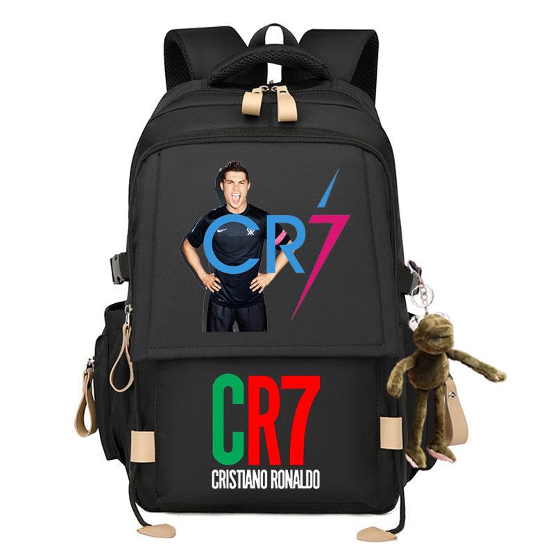 Cartoon Backpack Football Star School Bag Male Female Junior High School Student College Student Campus Backpack