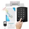 Door Access Control System NO Lock Remote Control Button Doorbell Power Supply 10keyfobs