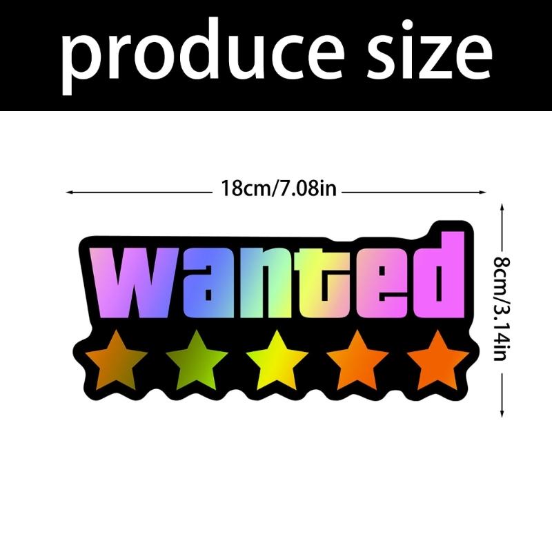 Universal Reusable Water Resistant Vehicle Decal Sticker Rainproof Design Long Lasting Adhesive Suitable For Outdoor Use