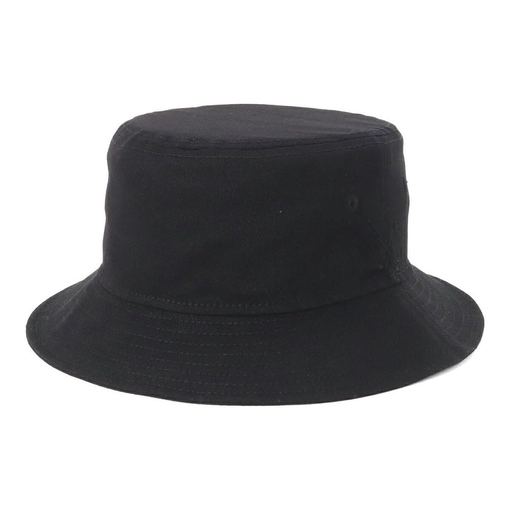 New Era Golf Bucket Washable GF BUCKET01 SCW OVAL LOGO NER36G1089 Hat, Cotton, Black, M/L, BLK, 14391285,