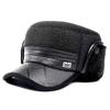 Men's Winter Thickened Warm Hat - Cold-Proof Cotton Lei Feng Style for Middle-Aged and Elderly