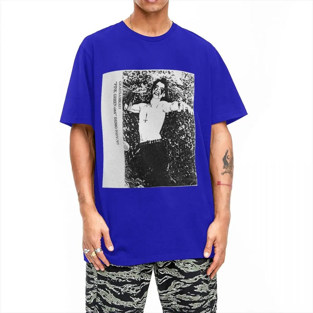 Grausamkeit Music Heavy Metal T Shirt Male Y2K Fun Cotton T Shirts Summer Crewneck Hippie Tee Shirt Casual Oversized Tops