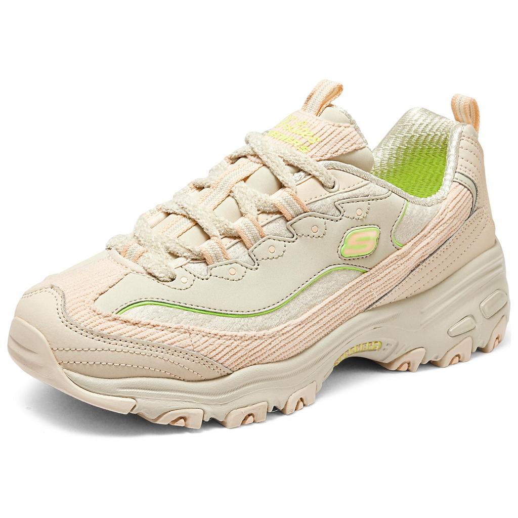 Skechers DLites Fashion Comfortable Low-Top Dad Shoes Women Sneaker Light-Pink 150242-NTMT