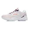 Li-Ning Non-Slip Wear-Resistant Low-Top Sports Casual Shoes Women Sneakers White Purple AGCS436-2