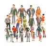 10/20/25/50Pcs Plastic People Figures For Kids Toys DIY Character 1:75/1:50/1:42/1:30/1:25 Scale Mix Posture Building Passengers