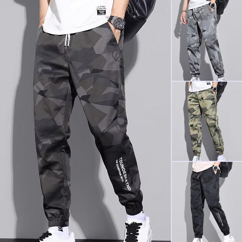 

Men Cool Summer Cotton Blended Multi-pocket Men Camouflage Trousers Spring Autumn Pants