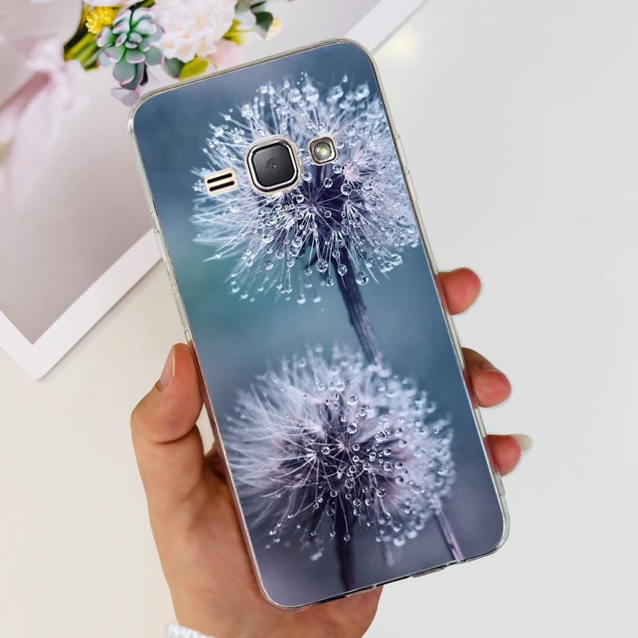 For Samsung J1 2016 Case SM-J120F Cover Fashion Marble Flower Soft Silicone Phone Cover For Samsung J1 Mini J105F J 1 2016 Funda
