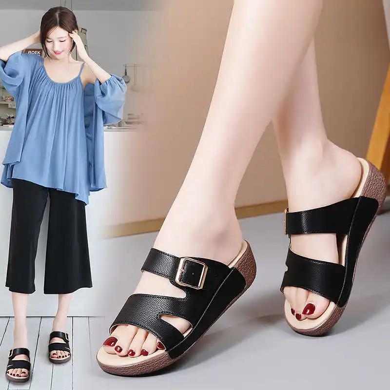 Fashion Breathable Open Back Luxury Woman Flip Flop Slippers Stylish Sandals Summer Boots Women Shoes Sneakers Sports 2025 Loafter