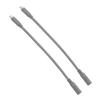2PCS DC to USB C Adapter Cable Fit for Mini Dish Antenna 100W 5A Water Proof Plug Converter Extension Cord 0.66FT 0.2M