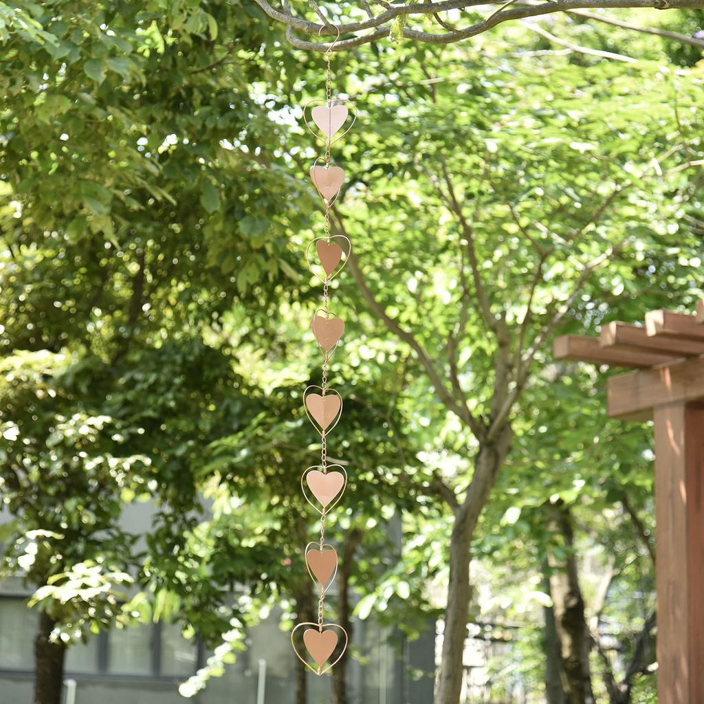 Rain Chains For Gutters Unique Wind Chimes Rain Chain Cups Divert Water And Home Display Unique Downspout Extension House And