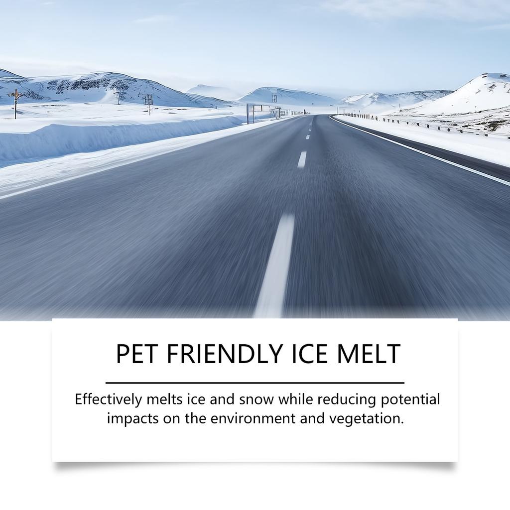 Pet-Friendly -Icer Winter Snow And Ice Melting - Cleaner For Concrete Floors And Streets