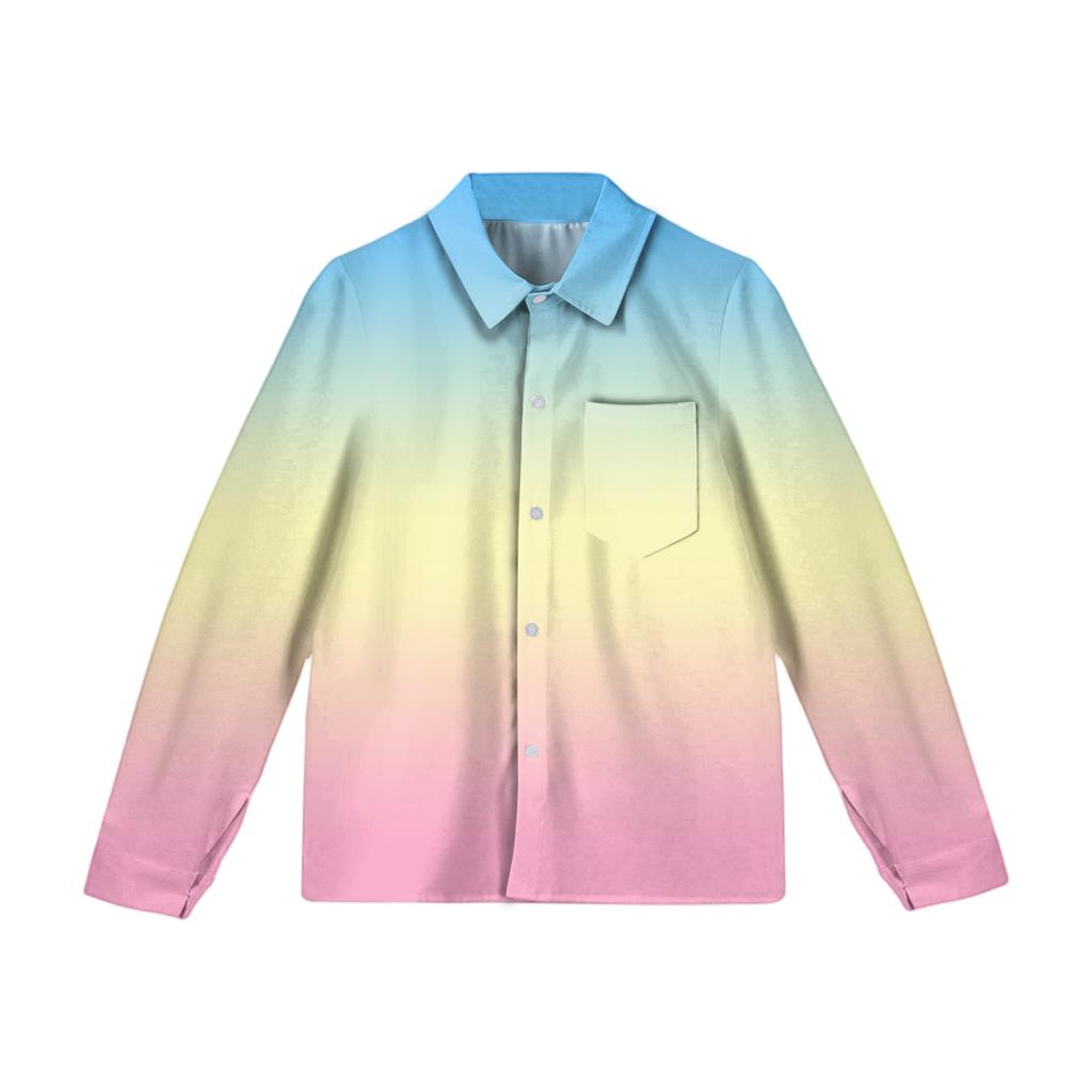 Girls' Button-Down Shirt - Long Sleeve Dress Blouse