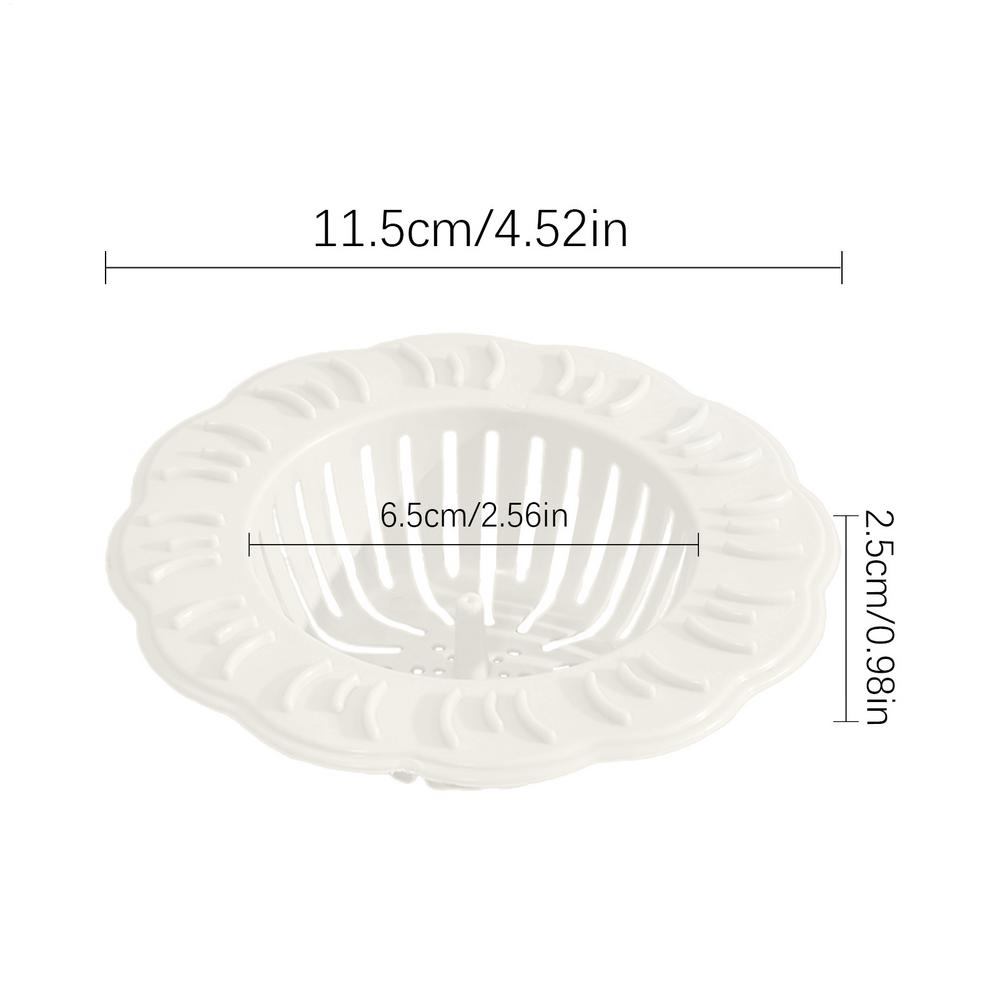 

Sink Drain Strainer Drain Cover Kitchen Sink Bathroom Drainer Filter for Commercial Household Home Restroom Floor Basin Sewer белый
