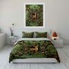 Deer Nature Art Home Set Soft Comfortable Duvet Cover Bedding Set Included 1*Duvet Cover & 2*Pillowcases, Gift