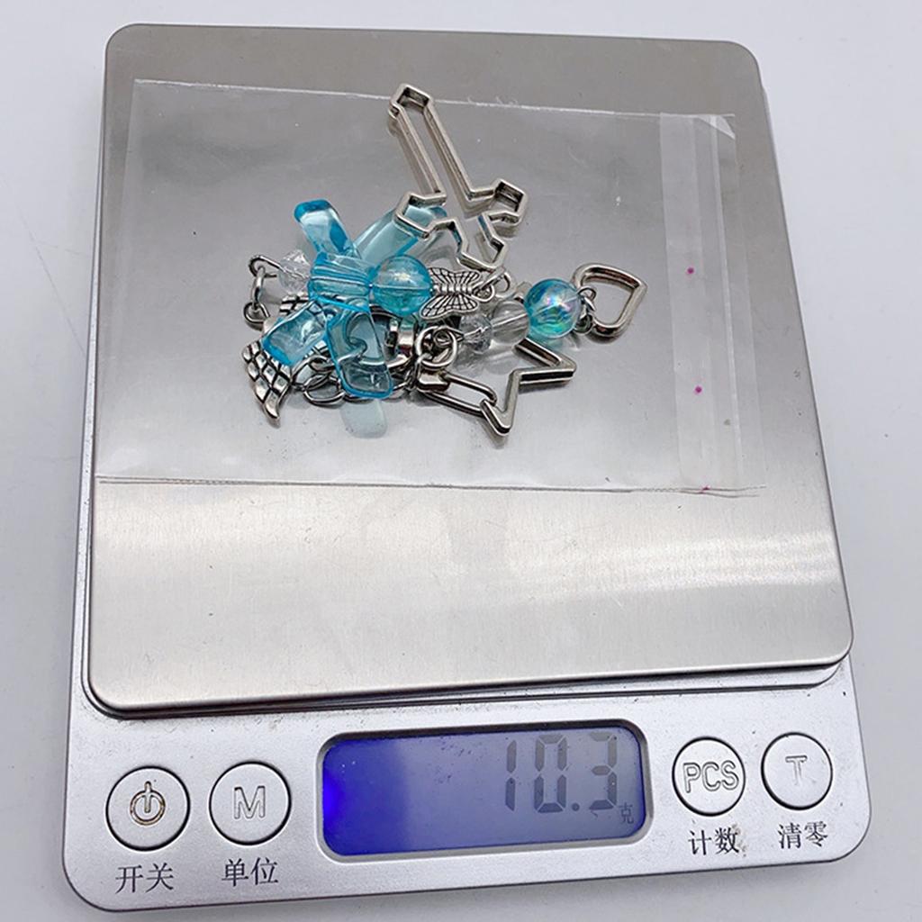 Elegant Keychain with Crosses Pendant Unique Keychain Phone Decoration Handcrafted Bowknot Heart Bead Keyring Ornament