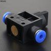 Pneumatic Ball Air In Fitting Connector Valve Push Hose Tube Pipe Speed Joiner