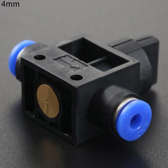 Pneumatic Ball Air In Fitting Connector Valve Push Hose Tube Pipe Speed Joiner