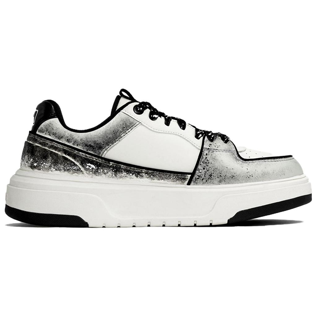MLB Chunky Liner PU Kaleidoscope, Day And Night, Shopping Bag Abrasion Resistant Low top Skateboard Shoes Unisex 3ASXCA12N-50WHS(Team113-BOX)